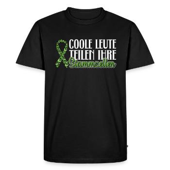 Stem Cells Stem Cell Therapy Stem Cell Donation - Men's Premium Organic T-Shirt - black - Front - Nico (187cm)