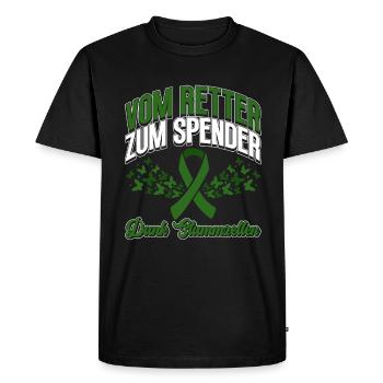 Stem Cells Stem Cell Therapy Stem Cell Donation - Men's Premium Organic T-Shirt - black - Front - Nico (187cm)