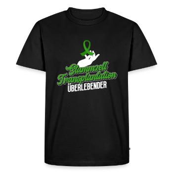 Stem Cells Stem Cell Therapy Stem Cell Donation - Men's Premium Organic T-Shirt - black - Front - Nico (187cm)