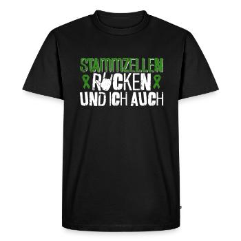 Stem Cells Stem Cell Therapy Stem Cell Donation - Men's Premium Organic T-Shirt - black - Front - Nico (187cm)