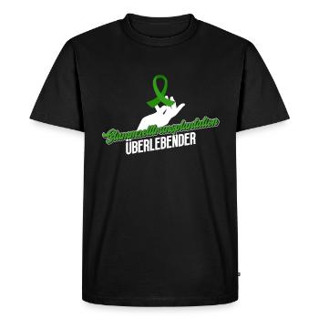 Stem Cells Stem Cell Therapy Stem Cell Donation - Men's Premium Organic T-Shirt - black - Front - Nico (187cm)