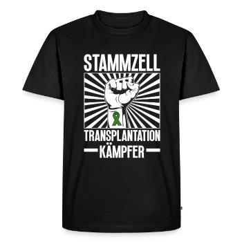 Stem Cells Stem Cell Therapy Stem Cell Donation - Men's Premium Organic T-Shirt - black - Front - Nico (187cm)