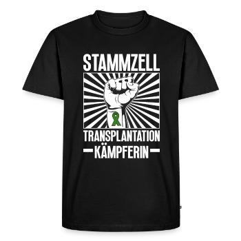 Stem Cells Stem Cell Therapy Stem Cell Donation - Men's Premium Organic T-Shirt - black - Front - Nico (187cm)