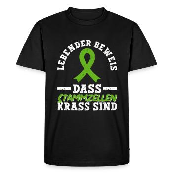 Stem Cells Stem Cell Therapy Stem Cell Donation - Men's Premium Organic T-Shirt - black - Front - Nico (187cm)