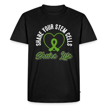 Stem Cell Transplant Stem Cell Donor Stem Cell - Men's Premium Organic T-Shirt - black - Front - Nico (187cm)