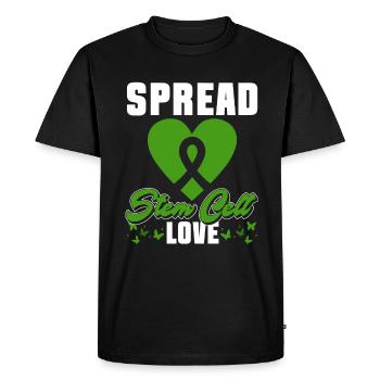 Stem Cell Transplant Stem Cell Donor Stem Cell - Men's Premium Organic T-Shirt - black - Front - Nico (187cm)