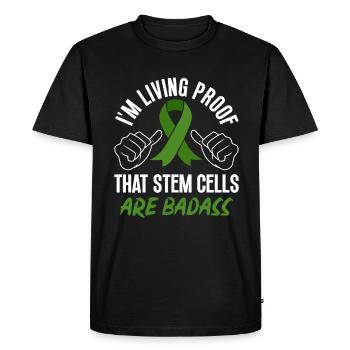 Stem Cell Transplant Stem Cell Donor Stem Cell - Men's Premium Organic T-Shirt - black - Front - Nico (187cm)
