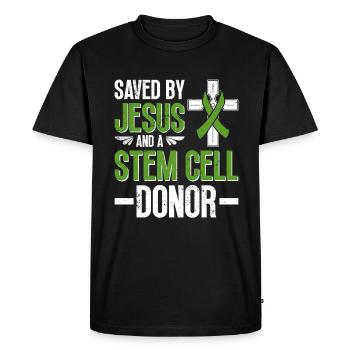 Stem Cell Transplant Stem Cell Donor Stem Cell - Men's Premium Organic T-Shirt - black - Front - Nico (187cm)