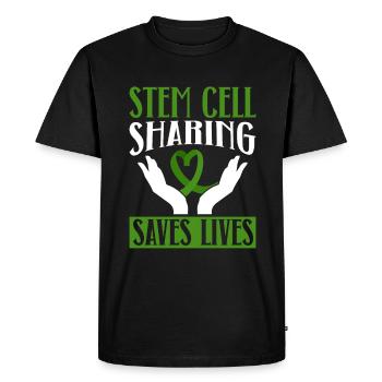 Stem Cell Transplant Stem Cell Donor Stem Cell - Men's Premium Organic T-Shirt - black - Front - Nico (187cm)