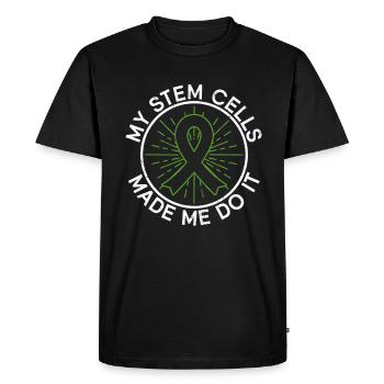 Stem Cell Transplant Stem Cell Donor Stem Cell - Men's Premium Organic T-Shirt - black - Front - Nico (187cm)