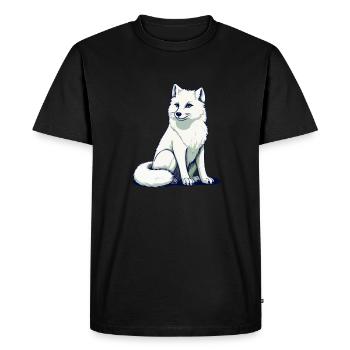 Cadeaux amusants pour les amoureux du renard - T-shirt Premium bio Homme - noir - Devant - Nico (187cm)