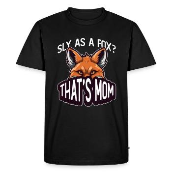 Cadeaux amusants pour les amoureux du renard - T-shirt Premium bio Homme - noir - Devant - Nico (187cm)