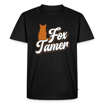 Fox Hunting Gifts - Men's Premium Organic T-Shirt - black - Front - Nico (187cm)