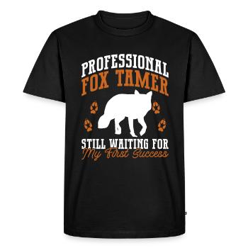 Fox Hunting Gifts - Men's Premium Organic T-Shirt - black - Front - Nico (187cm)