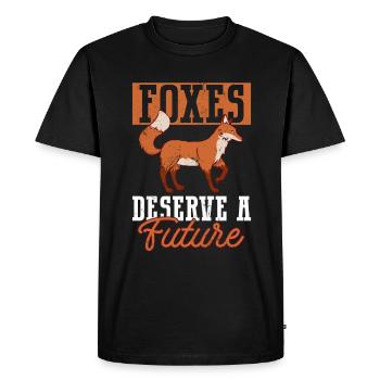 Anti-fox hunting accessories - Men's Premium Organic T-Shirt - black - Front - Nico (187cm)