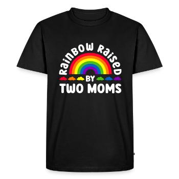 Gay Mom Lesbienne Mères Fête des mères - T-shirt Premium bio Homme - noir - Devant - Nico (187cm)