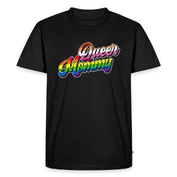 Gay Mom Lesbienne Mères Fête des mères - T-shirt Premium bio Homme - noir - Devant - Nico (187cm)