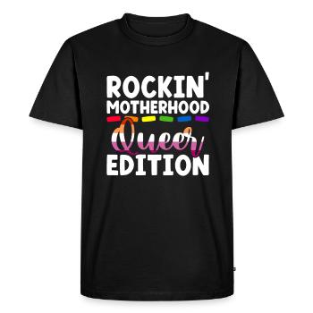Gay Mom Lesbienne Mères Fête des mères - T-shirt Premium bio Homme - noir - Devant - Nico (187cm)