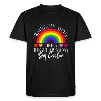 Gay Mom Lesbienne Mères Fête des mères - T-shirt Premium bio Homme - noir - Devant - Nico (187cm)