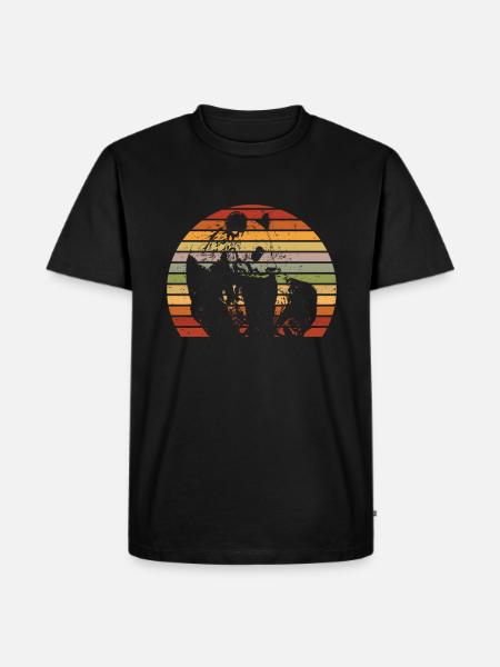 Panda Bear Japanese Panda - Men's Premium Organic T-Shirt - black