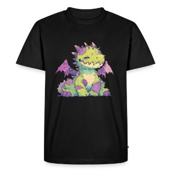 Dragon Halloween Dragon Enfants - T-shirt Premium bio Homme - noir - Devant - Nico (187cm)