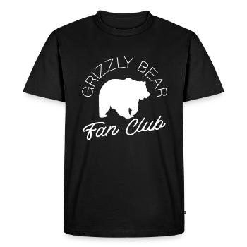 Grizzly Bear Brown Bear - Men's Premium Organic T-Shirt - black - Front - Nico (187cm)