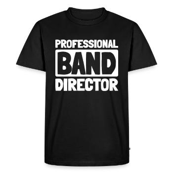 Directeur de l’orchestre - T-shirt Premium bio Homme - noir - Devant - Nico (187cm)