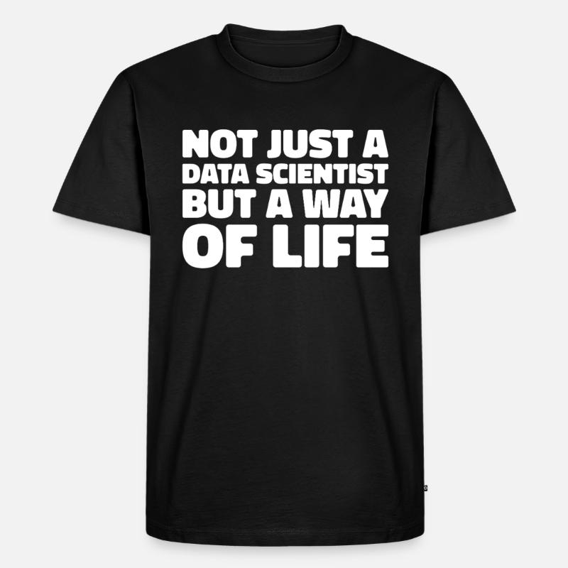 Data Science Data Analyst - Männer Premium Bio T-Shirt - Schwarz