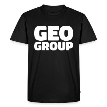 Professeur de géographie Équipe de professeurs de géo - T-shirt Premium bio Homme - noir - Devant - Nico (187cm)