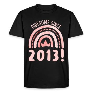 2013 Born in 2013 - Men's Premium Organic T-Shirt - black - Front - Nico (187cm)