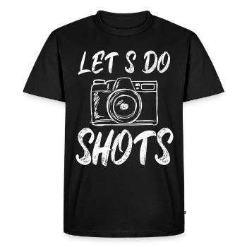 Photographe Photographie Appareil Photo - T-shirt Premium bio Homme - noir - Devant - Nico (187cm)
