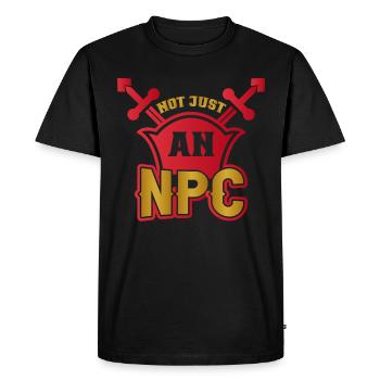Larp Larper Larping Live Action Role-playing Game - Men's Premium Organic T-Shirt - black - Front - Nico (187cm)