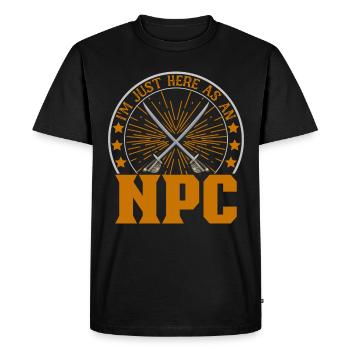Live Action Jeu de rôle Larp Larper Fantasy - T-shirt Premium bio Homme - noir - Devant - Nico (187cm)