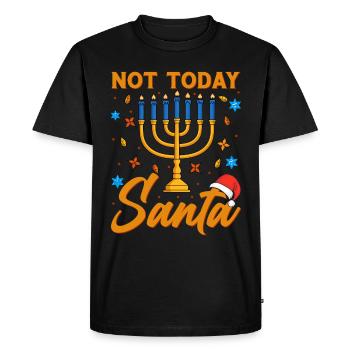 Hanukkah Hanukkah Dreidel Festival juif - T-shirt Premium bio Homme - noir - Devant - Nico (187cm)