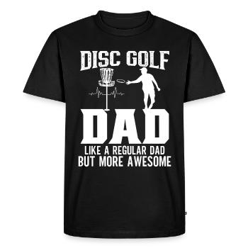 Frisbee Player Disc Golf Frisbee Competition - Men's Premium Organic T-Shirt - black - Front - Nico (187cm)