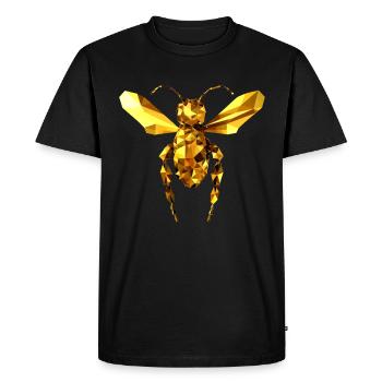 bee honey beekeeper bee beekeeper bees - Men's Premium Organic T-Shirt - black - Front - Nico (187cm)