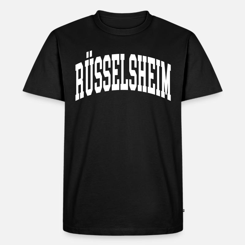 Rüsselsheim - Männer Premium Bio T-Shirt - Schwarz