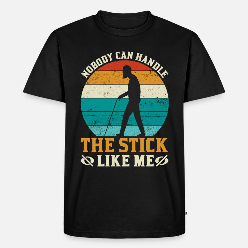 Blindheitsbewusstsein Gesetzlich Blind - Männer Premium Bio T-Shirt - Schwarz