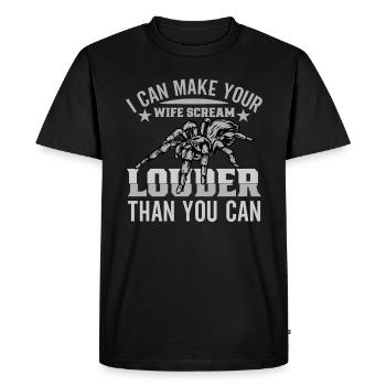 Tarentule Tarentule Tarentule Animal de compagnie - T-shirt Premium bio Homme - noir - Devant - Nico (187cm)