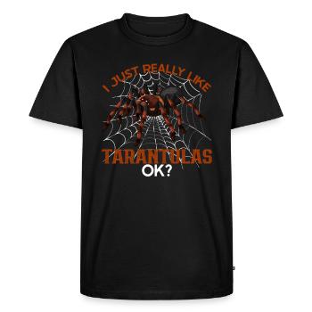 Tarantula Tarantula Tarantula Pet - Men's Premium Organic T-Shirt - black - Front - Nico (187cm)