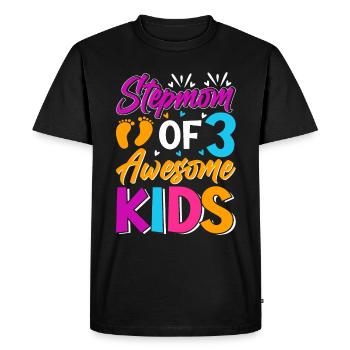 Fête des belles-mères Belle-mère Mère - T-shirt Premium bio Homme - noir - Devant - Nico (187cm)