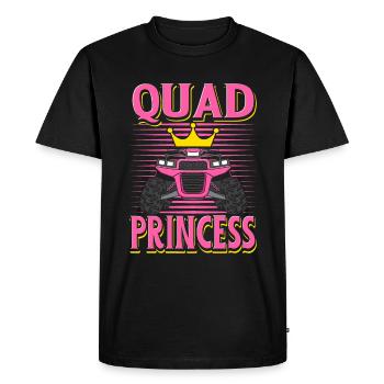 Quad Princess VTT à quatre roues motrices Quad Conduite hors route fille - T-shirt Premium bio Homme - noir - Devant - Nico (187cm)