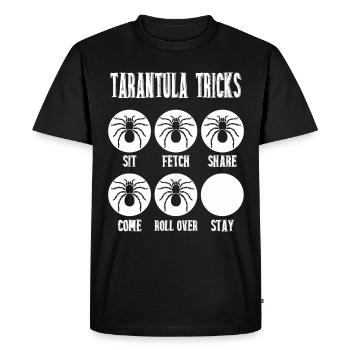 Tarantula breeder spider owner tarantula - Men's Premium Organic T-Shirt - black - Front - Nico (187cm)