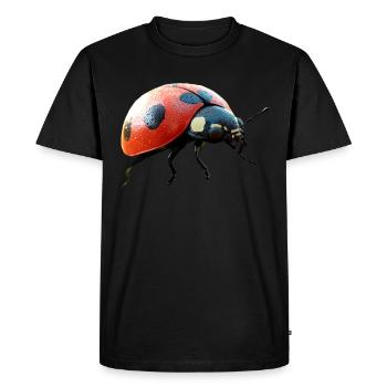 coccinelle coccinelle insectes coccinelles mignonnes colorées - T-shirt Premium bio Homme - noir - Devant - Nico (187cm)