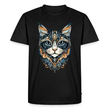 Chat Persan Chat Persan Chat Persan Chats Mignons - T-shirt Premium bio Homme - noir - Devant - Nico (187cm)