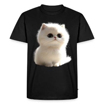 Chat Persan Chat Persan Chat Persan Chats Mignons - T-shirt Premium bio Homme - noir - Devant - Nico (187cm)