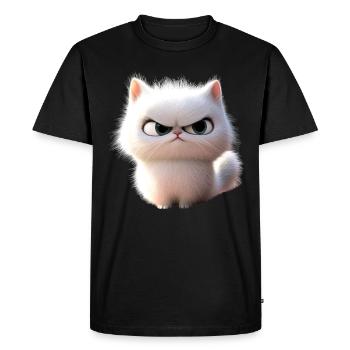 Chat Persan Chat Persan Chat Persan Chats Mignons - T-shirt Premium bio Homme - noir - Devant - Nico (187cm)