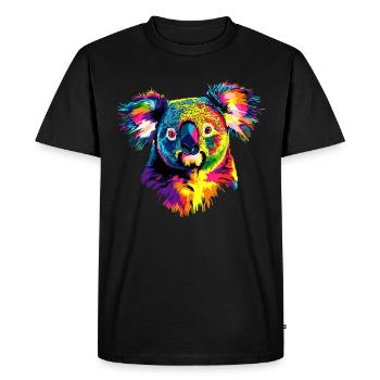 Koala Bear Australia Koala Bear Cute Koala Bears - Men's Premium Organic T-Shirt - black - Front - Nico (187cm)