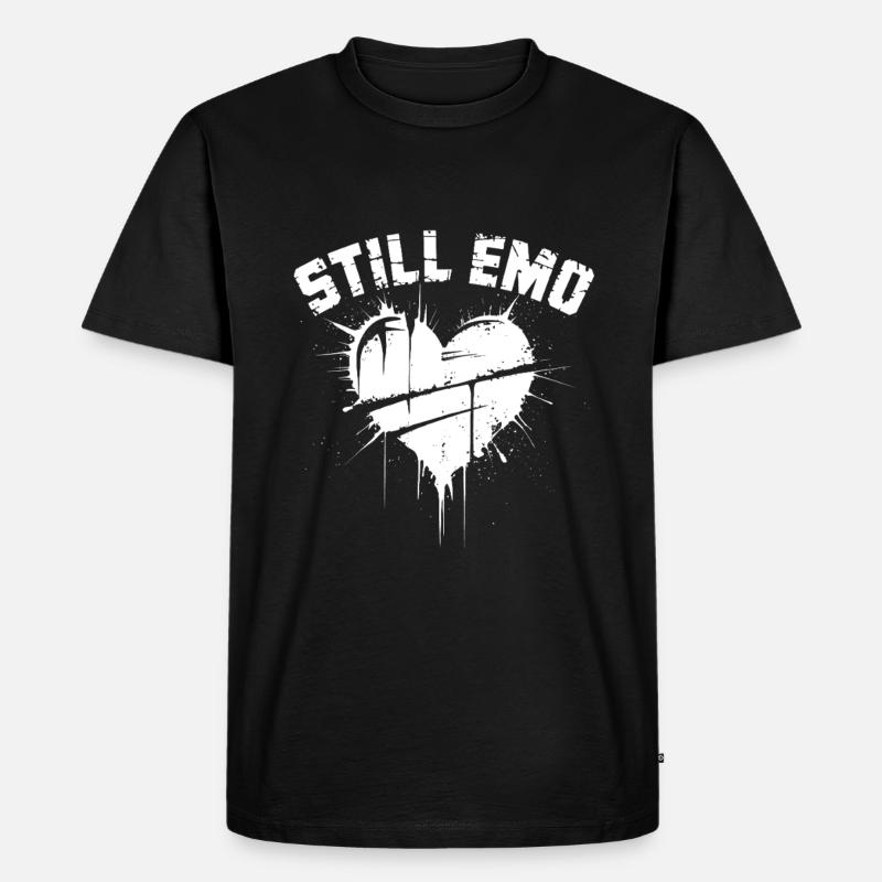 Still Emo! Emo Goth Alternative - Männer Premium Bio T-Shirt - Schwarz