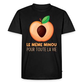 EVG Marié Futur - T-shirt Premium bio Homme - noir - Devant - Nico (187cm)